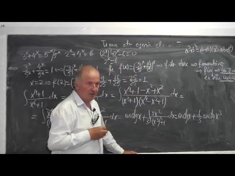 Lectia 1006 - O ecuatie exponentiala atipica si o Primitiva interesanta - Clasa 12