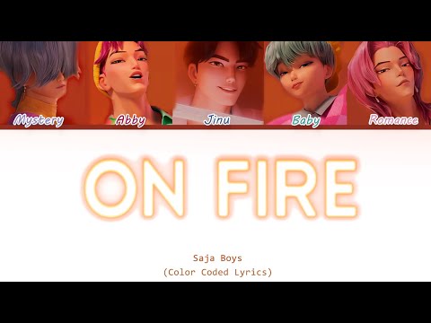 Saja Boys 'On Fire' | Fanmade Song (Color Coded Lyrics)