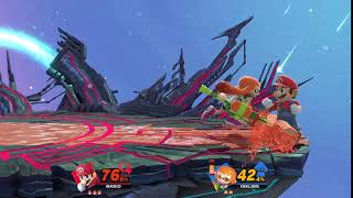 【スマブラSP】インクリングのローラーに下スマッシュで相殺する