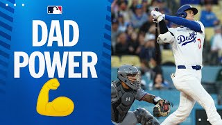 Shohei Ohtani shows off the dad strength 💪 | 大谷翔平ハイライト
