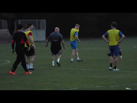 BRINKLOW FC TRAINING IN THE GLOOM...