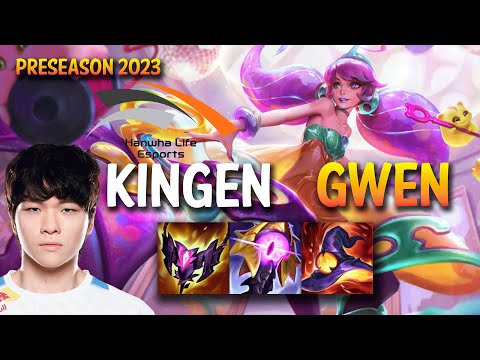 HLE Kingen GWEN vs GALIO Top - KR Ranked