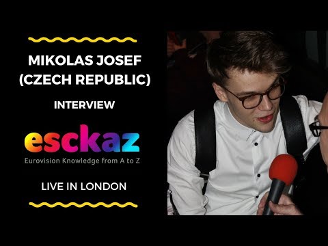 ESCKAZ in London: Interview with Mikolas Josef (Czech Republic at Eurovision 2018)