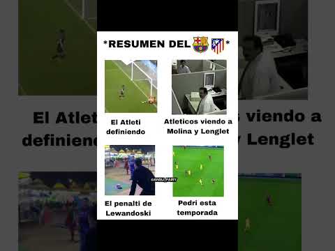 Resumen del FC Barcelona vs Atlético de Madrid #futbol #football #soccer