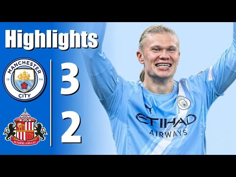 Manchester City vs Sunderland 3-2 - All Goals & Highlights - 2026