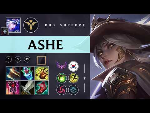 Ashe Support vs Thresh - KR Master Patch 26.03