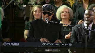 Stevie Wonder sings 'They Won't Go When I Go' | Remembering Rev. Jesse Jackson