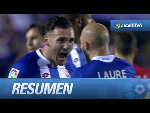Resumen de Deportivo de la Coruña (2-0) Celta de Vigo