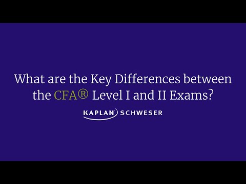 What are the Key Differences between the CFA® Level I and II Exams?