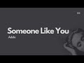 Someone Like You - Adele (Lyrics Video)