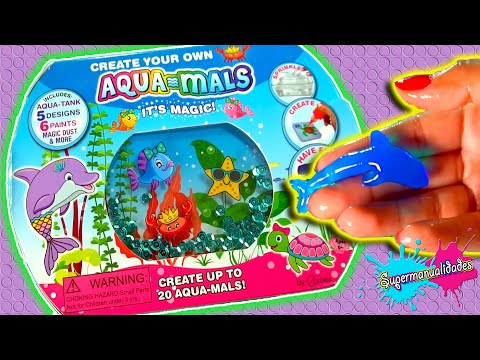 Haciendo Squishies de Slime (Aqua Mals) - Supermanualidades