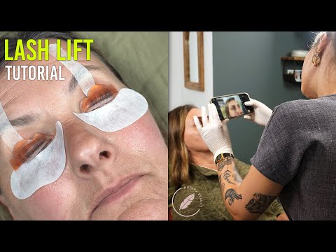 How to do a Lash Lift using Elleebana's Lash Lifting kit (step by step instructions)