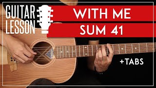 Download lagu With Me Guitar Tutorial Sum 41 Guitar Lesson |Riffs   Chords| mp3