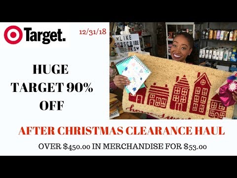 Huge Target 90% Off After Christmas Clearance Haul~Not just Christmas Haul Amazing Cheap Finds ❤️ Video