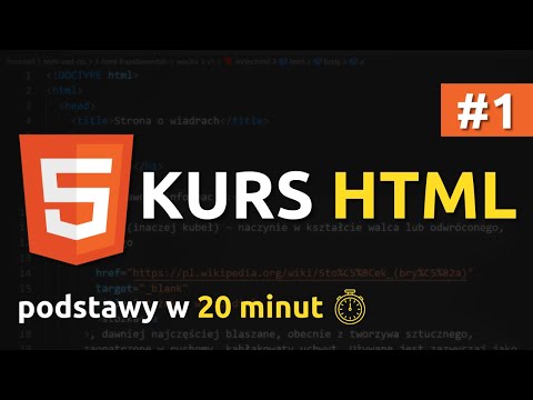 Podstawy HTML w 20 minut 🌐 | Pełny kurs HTML i CSS #1 [2024]