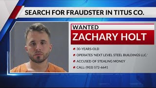 Titus County Sherriff’s Office searching for man accused of construction fraud
