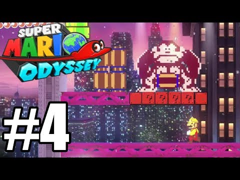 Super Mario Odyssey Gameplay Walkthrough Part 4 - Nintendo Switch