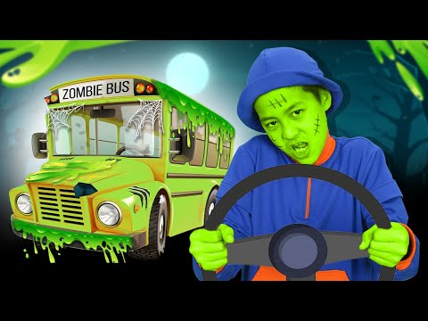 Wheels on the Bus | Zombie Bus Song | Yummy Kids Songs