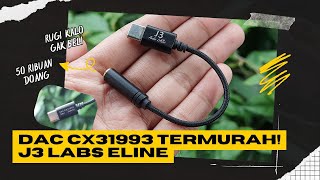 Review DAC J3 Eline | 50 Ribuan Rekomended! Konverter Type-C ke Jack Audio 3.5mm | Vindtech Review