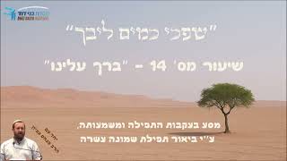 "ברך עלינו" ["שפכי כמים ליבך" 14] | הרב פנחס עציון (ישיבת בני דוד) - התמונה מוצגת ישירות מתוך אתר האינטרנט יוטיוב. זכויות היוצרים בתמונה שייכות ליוצרה. קישור קרדיט למקור התוכן נמצא בתוך דף הסרטון