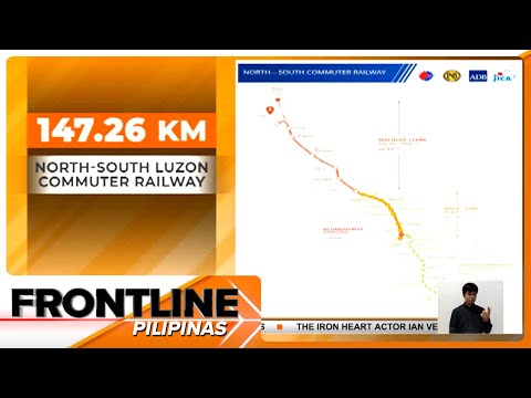 Itinatayong North-South Commuter Railway Project, target na magamit sa 2029 Frontline Pilipinas