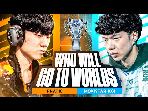 WHO WILL GO TO WORLDS - FNATIC VS MOVISTAR KOI - LEC 2025