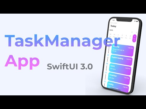 [#SwiftUI 3.0] TaskManager - WeeklyCalendar - ViewBuilder - MVVM