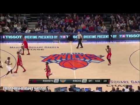 Dwight Howard POSTERIZES Kristaps Porzingis | Rockets vs Knicks | 11.29.2015