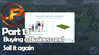 [The Sims 4 Gameplay][Part 13]Buying business and sell it again