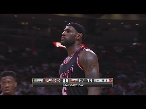 2014.01.29 - LeBron James Full Highlights vs Thunder - 34 Pts, Duel With Durant