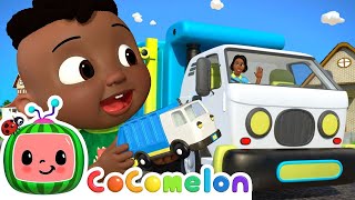 Wheels on the Bus Recycling Truck Version  CoComelon Nursery Rhymes & Kids Songs