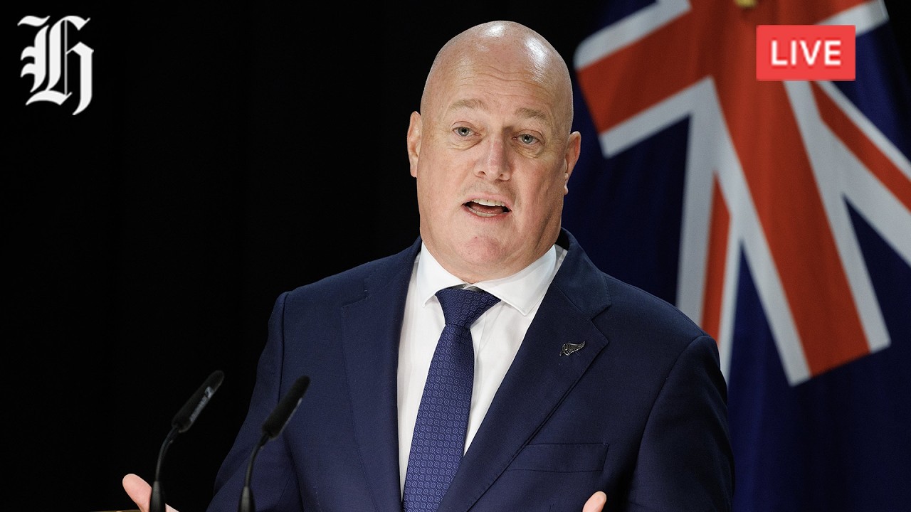 NZ Herald Live: Christopher Luxon speaks to media following prefu