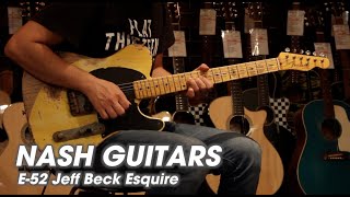 Video thumbnail for NASH GUITARS E-52 Jeff Beck Esquire - Fender Princeton Reverb Amp by Dolphin Guitars