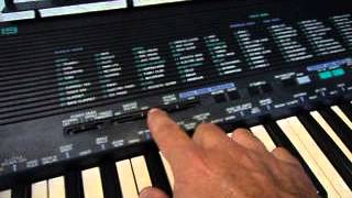Video thumbnail for TECLADO YAMAHA PSR-19 by cesar silva vital