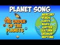 Planet Song Teach The Order Of The Planets