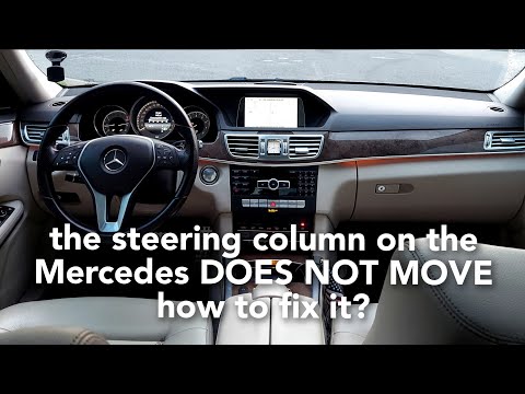 POWER TILT STEERING COLUMN does not work UP and DOWN, MERSEDES E 350