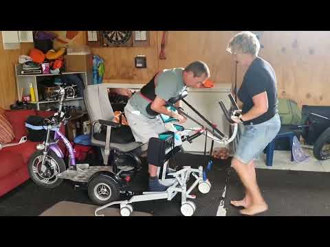 Using the Kera sit2sit: Steve and Fiona