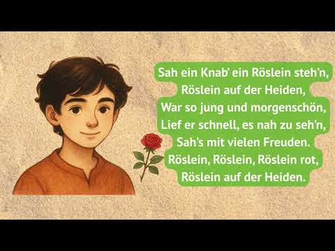 Heidenröslein - Wolfgang Johann von Goethe