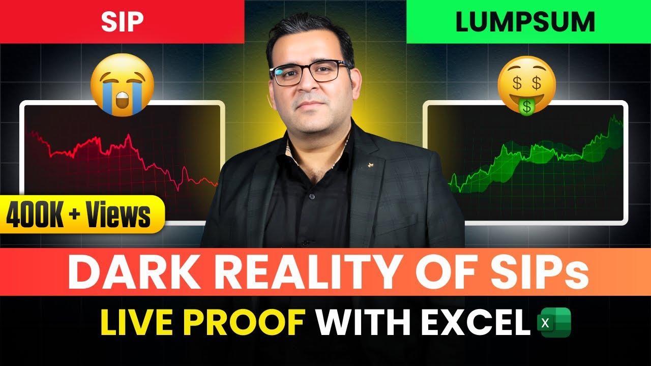 SIP Vs LUMPSUM Explained (With Excel Sheet) | Mutual Funds for Beginners | Sanjay Kathuria
