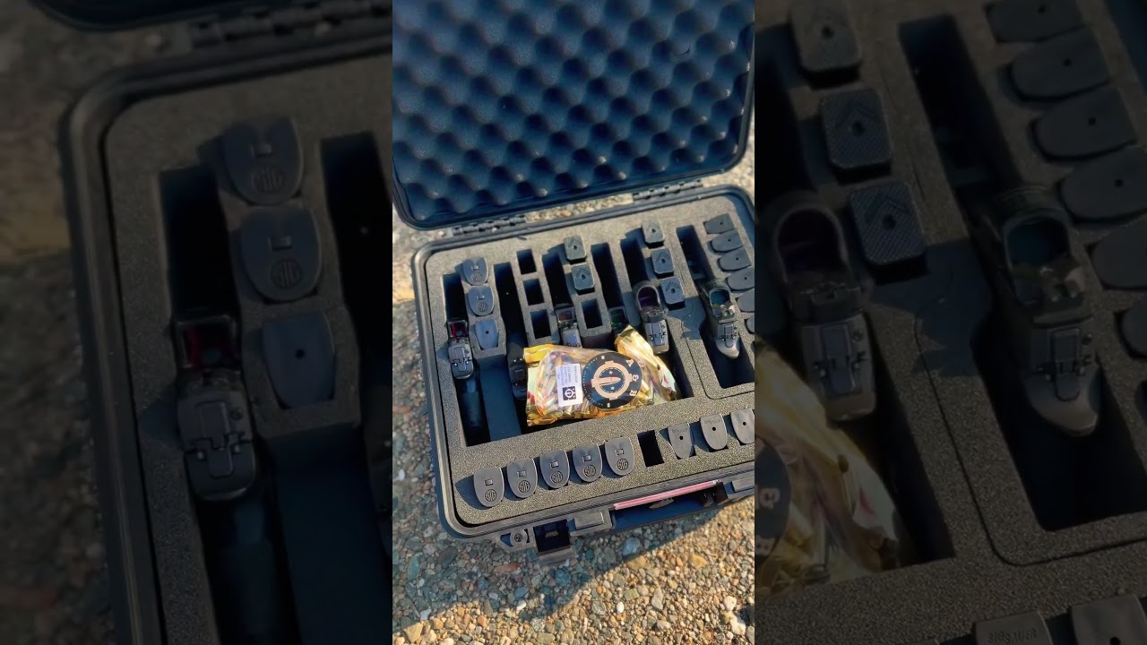 #vevor #sigsauer #zombieapocalypse #pewpew Vevor pistol case filled with sigs #lovegun #sigsauerinc