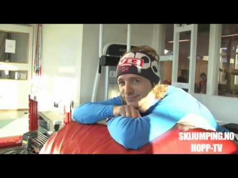 Norwegian ski jumpers - gym training
