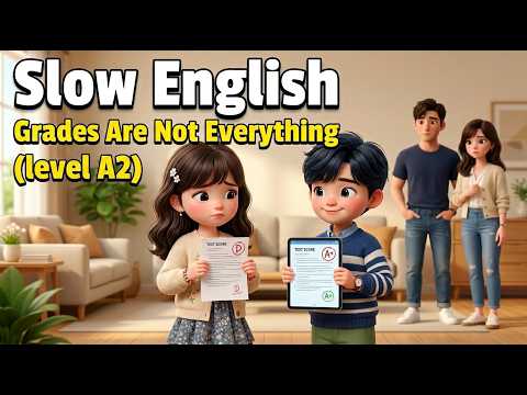 #1: Grades Are Not Everything | The Brother Who Learned to Share | English Listening Practice (A2)