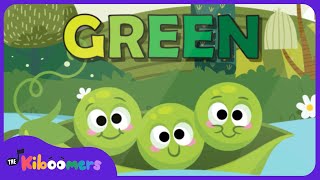 The Color Green Song for Preschoolers - Fun Educational Music for Kids - The Kiboomers