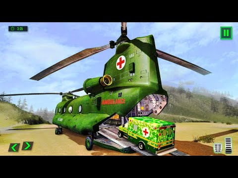 US Army Ambulance Driving – Transport Emergency Rescue Truck - Android Gameplay