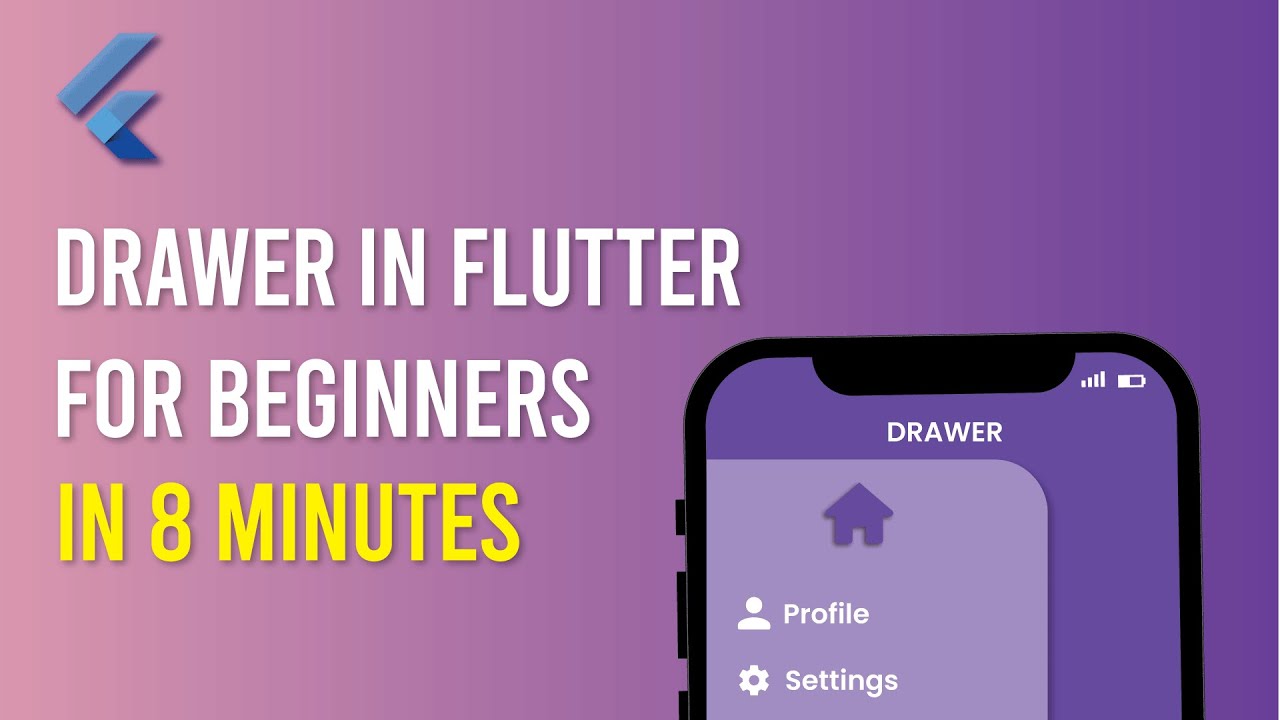 Drawer Widget Guide for Beginners in Flutter | 8 Minutes Flutter Tutorial