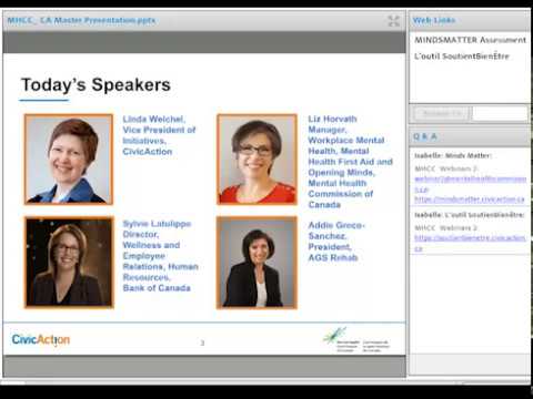 Creating a Workplace Mental Health Strategy | Créez une stratégie de santé mentale au travail