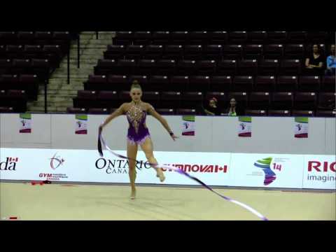 Jasmine Kerber Ribbon Quals PanAm 2014