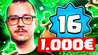 1000 euros de gemmes pour le niveau 16 ? (+ évolution gratuite) - Deck Guide by Ouahleouff