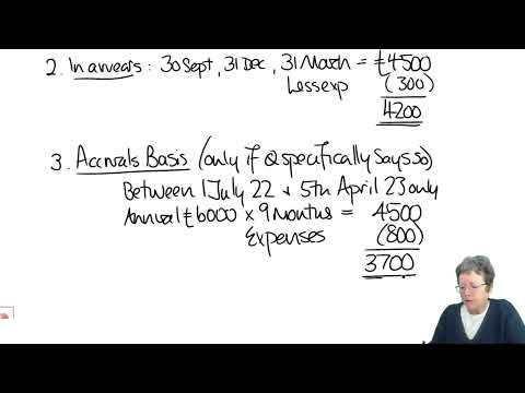 Property Income and Investments – Individuals (part 1) - ACCA Taxation (FA 2022) TX-UK lectures
