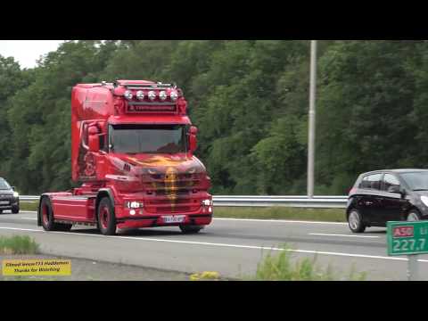 Terug uit Truckstar Festival 28 juli 2019 | Konvooi trucks keert | TT Assen